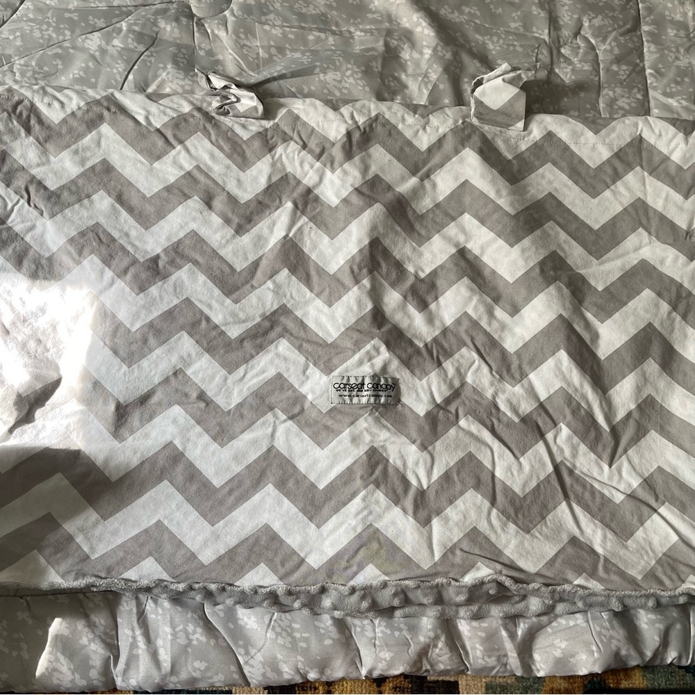 Baby Chevron Car seat Canopy